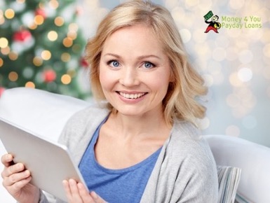 Woman on Tablet - Best Solution To Unexpected Expenses May Be Online Payday Loans